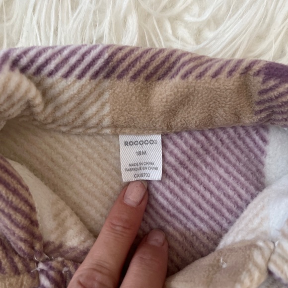 18m Rococo Fleece Oversized Shacket - Picture 2 of 3